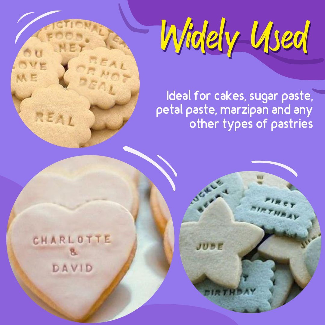 DIY Alphabet Plastic Cake Mould