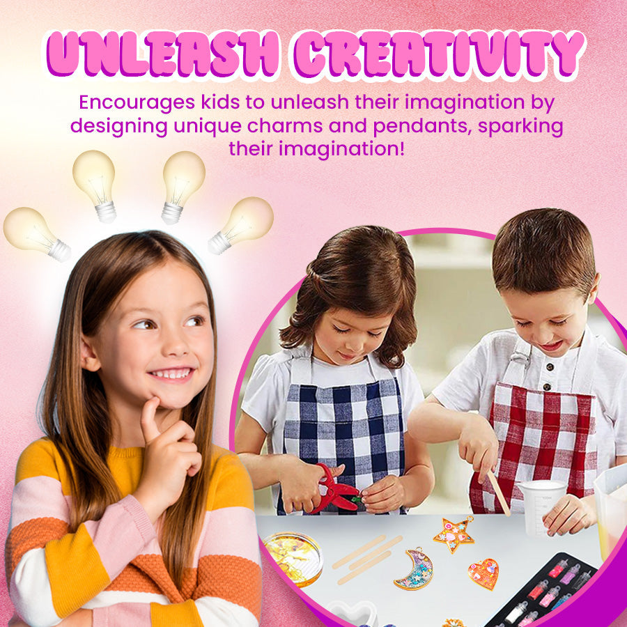 DIY Resin Pendant Kits For Kids