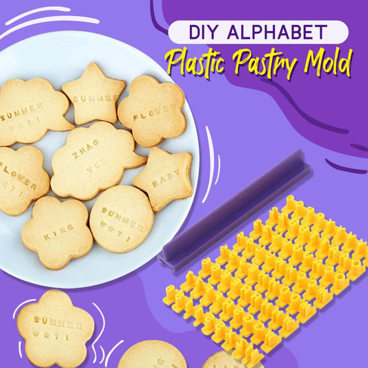 DIY Alphabet Plastic Cake Mould