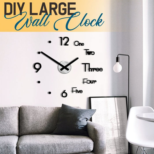 3D DIY Frameless Wall Clock