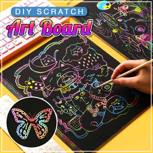 DIY Scratch Art Board