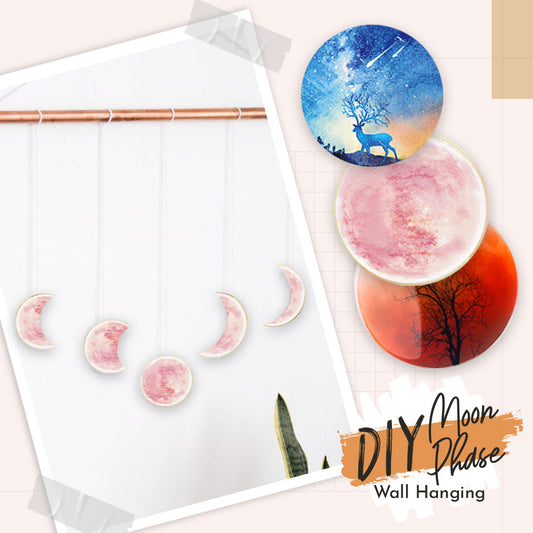 DIY Moon Phase Wall Hanging