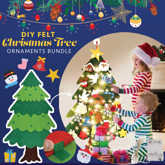 DIY Felt Tree & Spare Ornaments Bundle