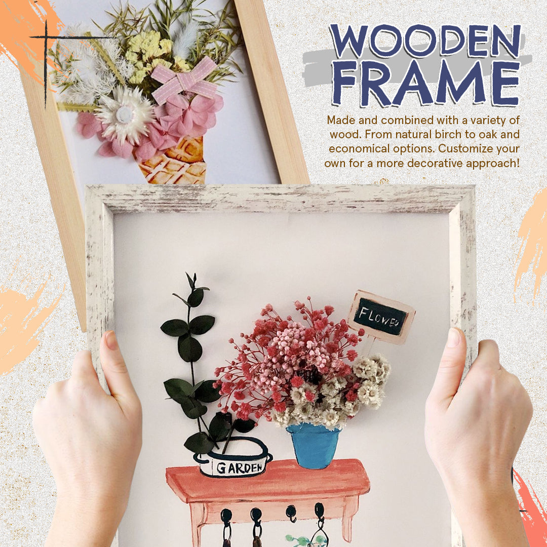 DIY Dried Flower Frame Set