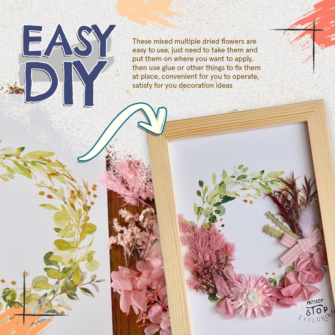 DIY Dried Flower Frame Set