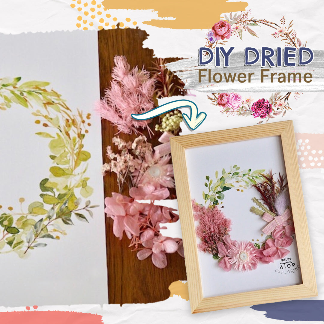 DIY Dried Flower Frame Set