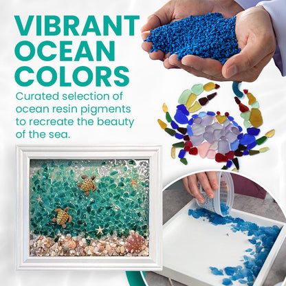 DIY Ocean Glass Painting Resin Art Set