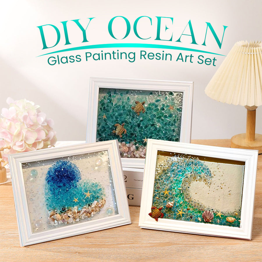 DIY Ocean Glass Painting Resin Art Set