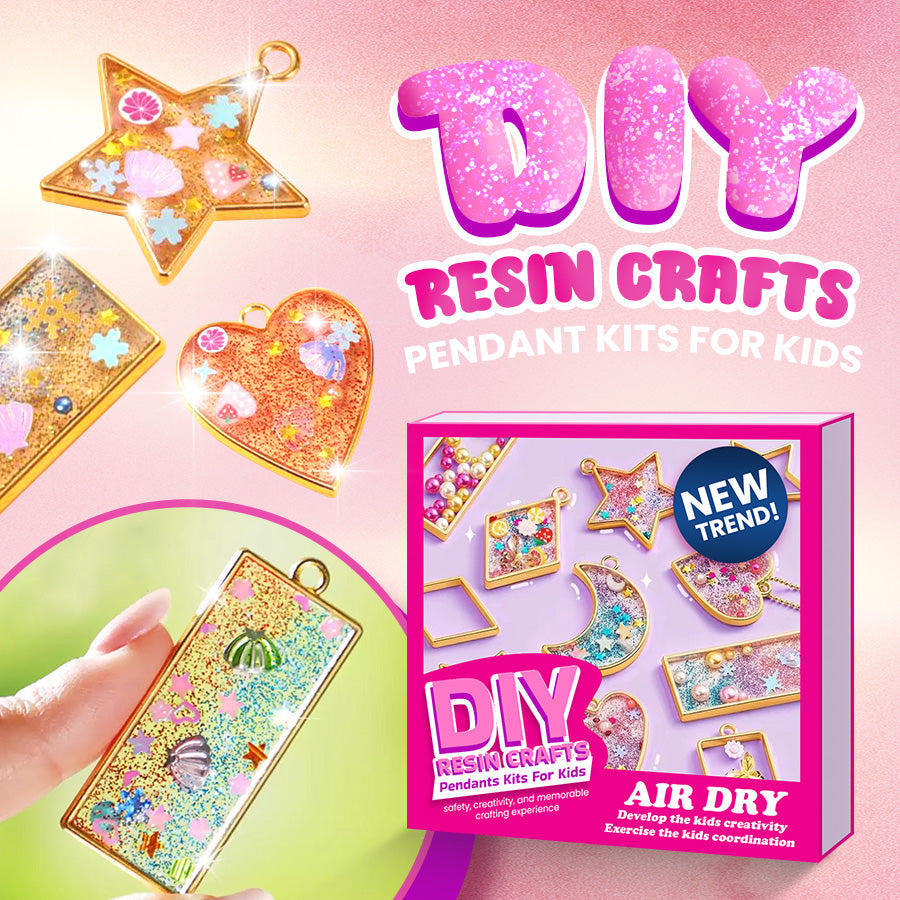 DIY Resin Pendant Kits For Kids