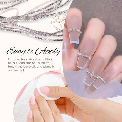 DIY Flegant Diamond Pearl Chain (4pc Set)