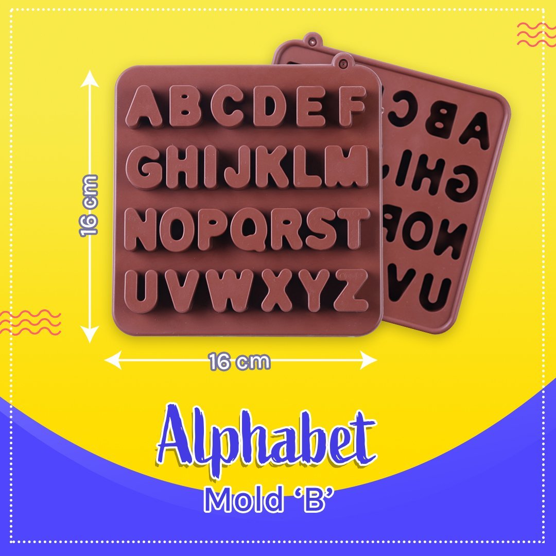 DIY Alphabet  Number Silicone Mold